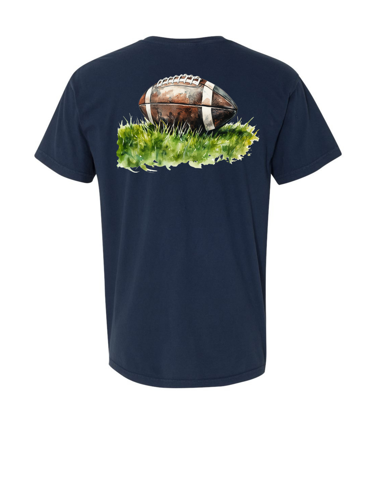 Watercolor Football Specialty Tee