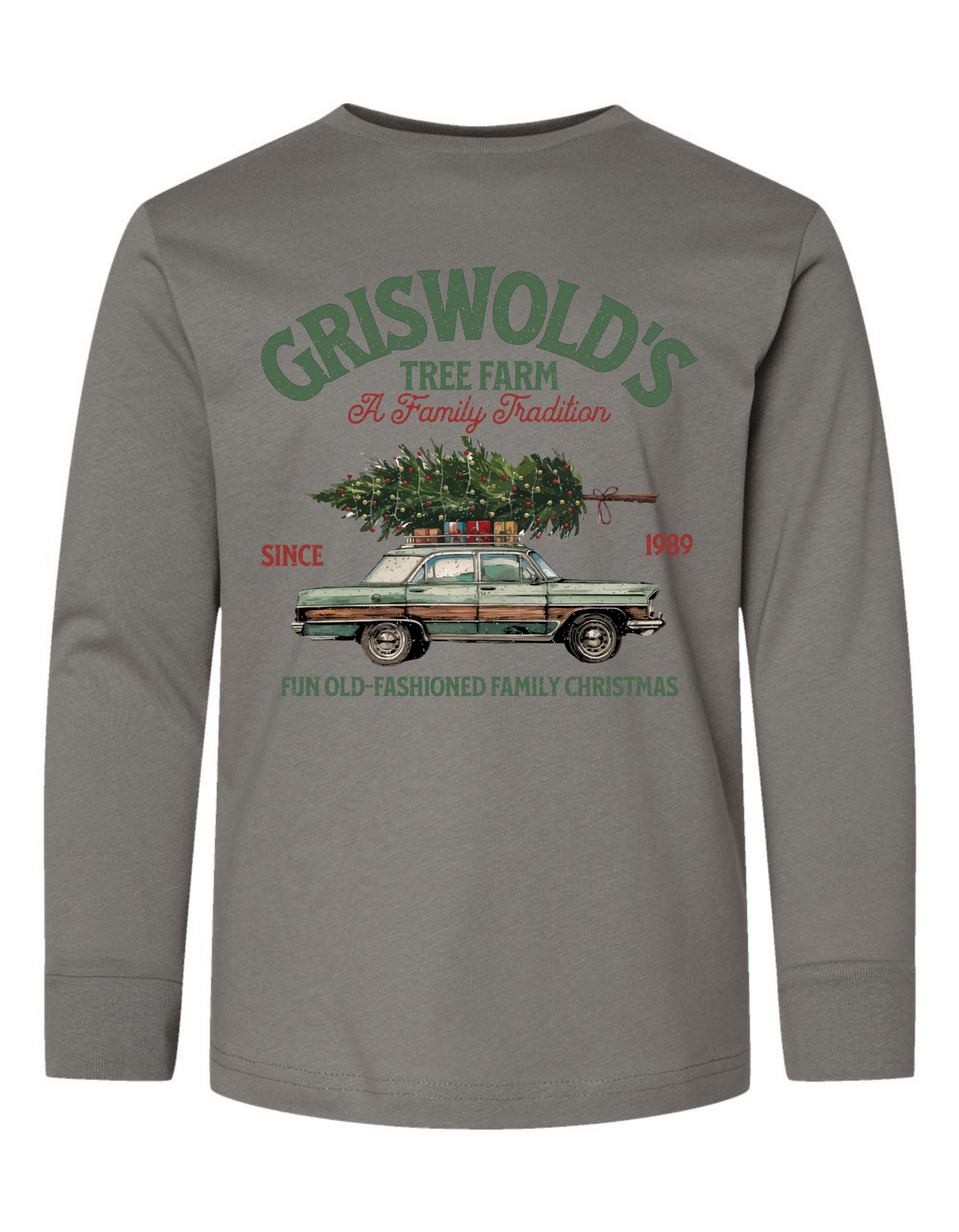 Old Fashion Griswold Christmas Long Sleeve Specialty Tee