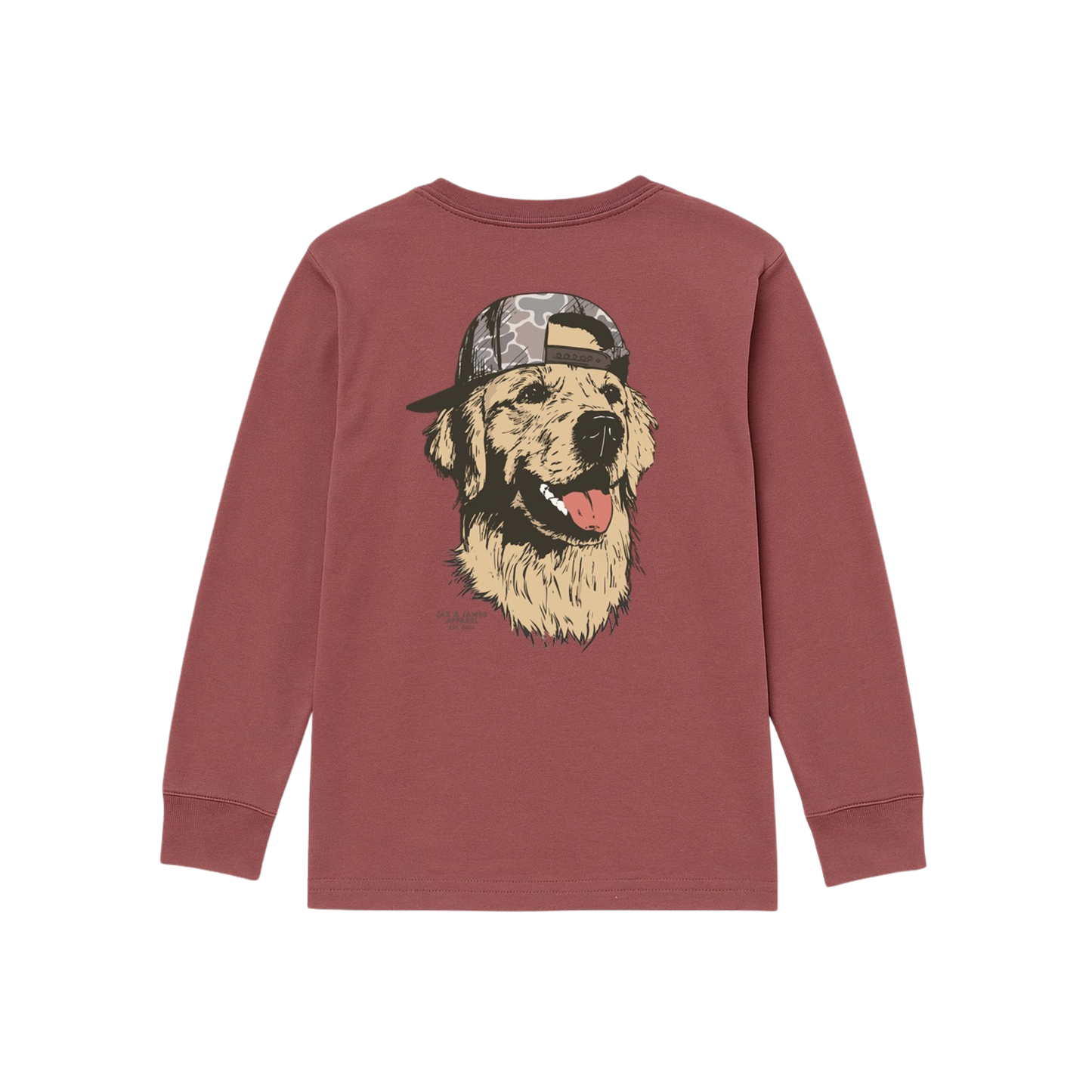 Camo Retriever Long Sleeve Graphic Tee