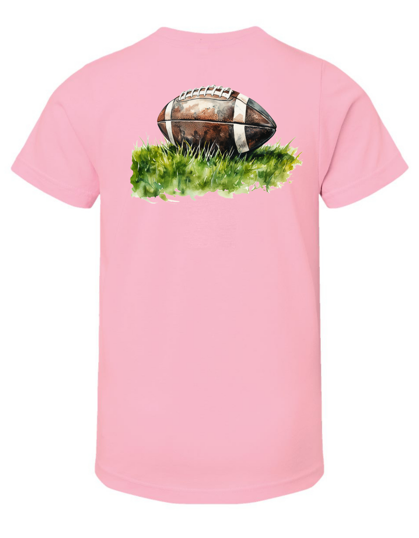 Watercolor Football Specialty Tee