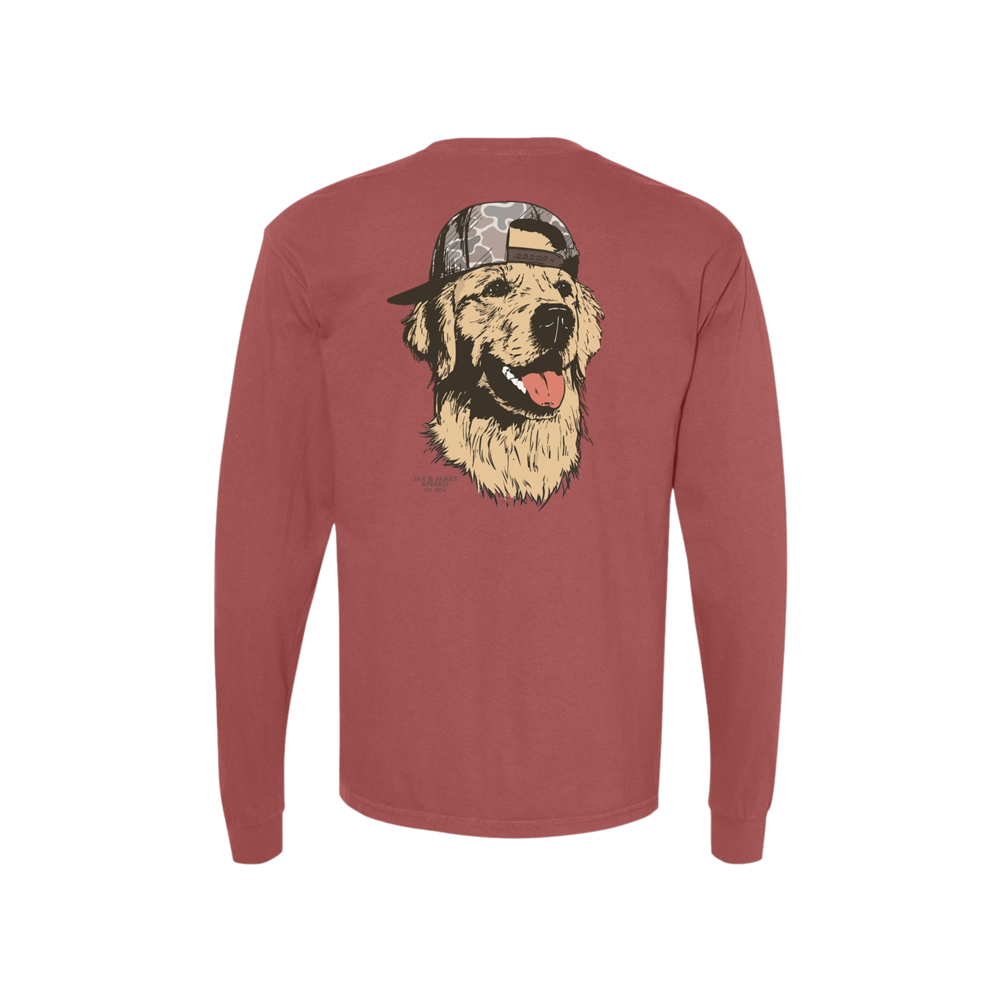 Camo Retriever Long Sleeve Graphic Tee