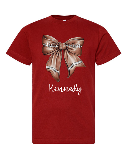 Football Bow Specialty Tee