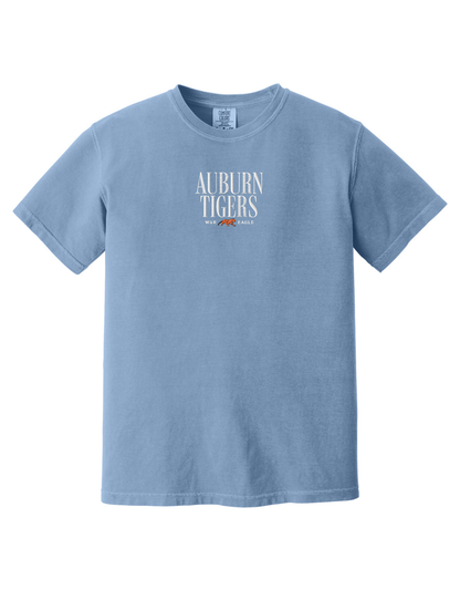 Jax and James Auburn Tigers Embroidered Tee Southern Lifestyle Apparel