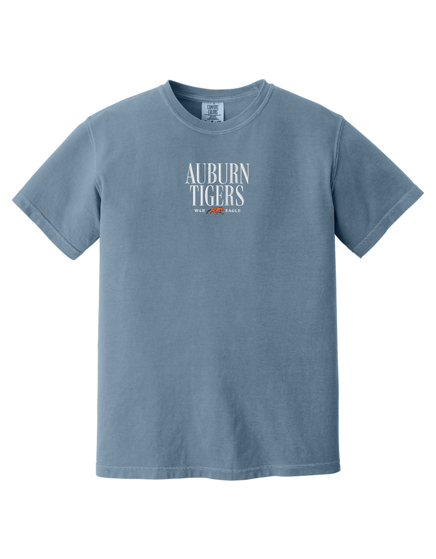 Jax and James Auburn Tigers Embroidered Tee Southern Lifestyle Apparel