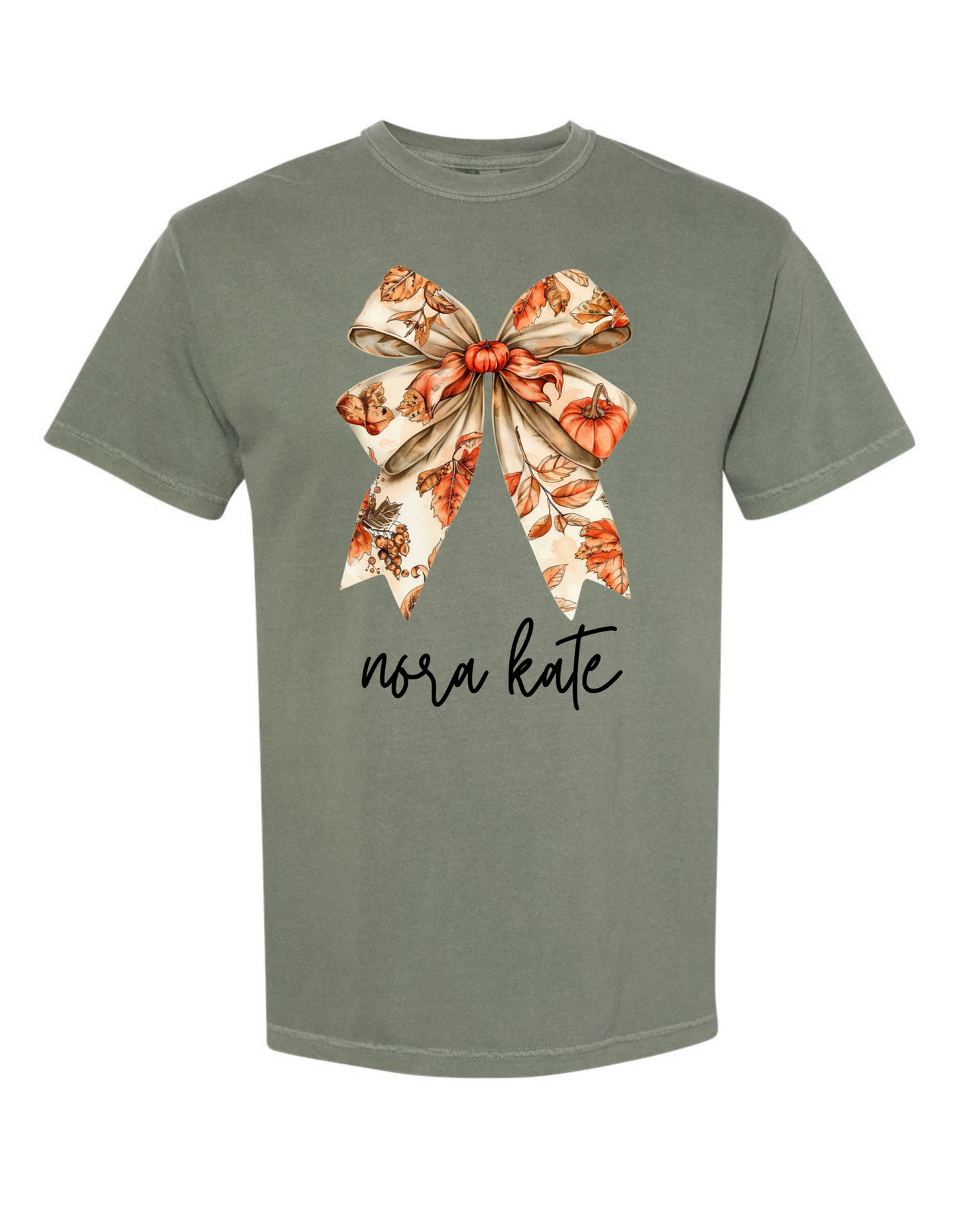 Fall Bow Comfort Color Tee (Sweatshirt available)