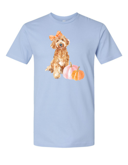 Girl Pumpkin Doodle Specialty Tee