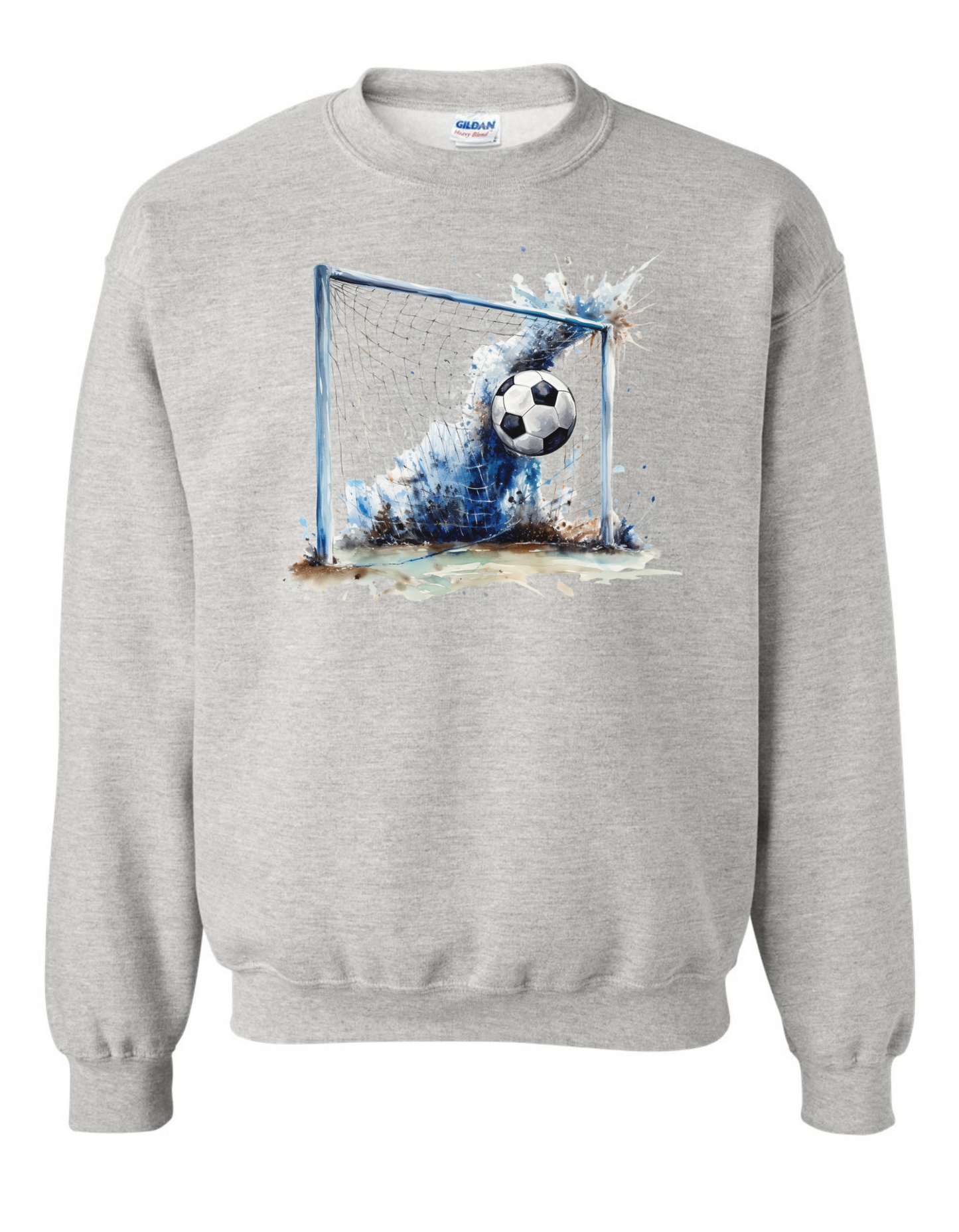 Watercolor Soccer Goal Sweatshirt