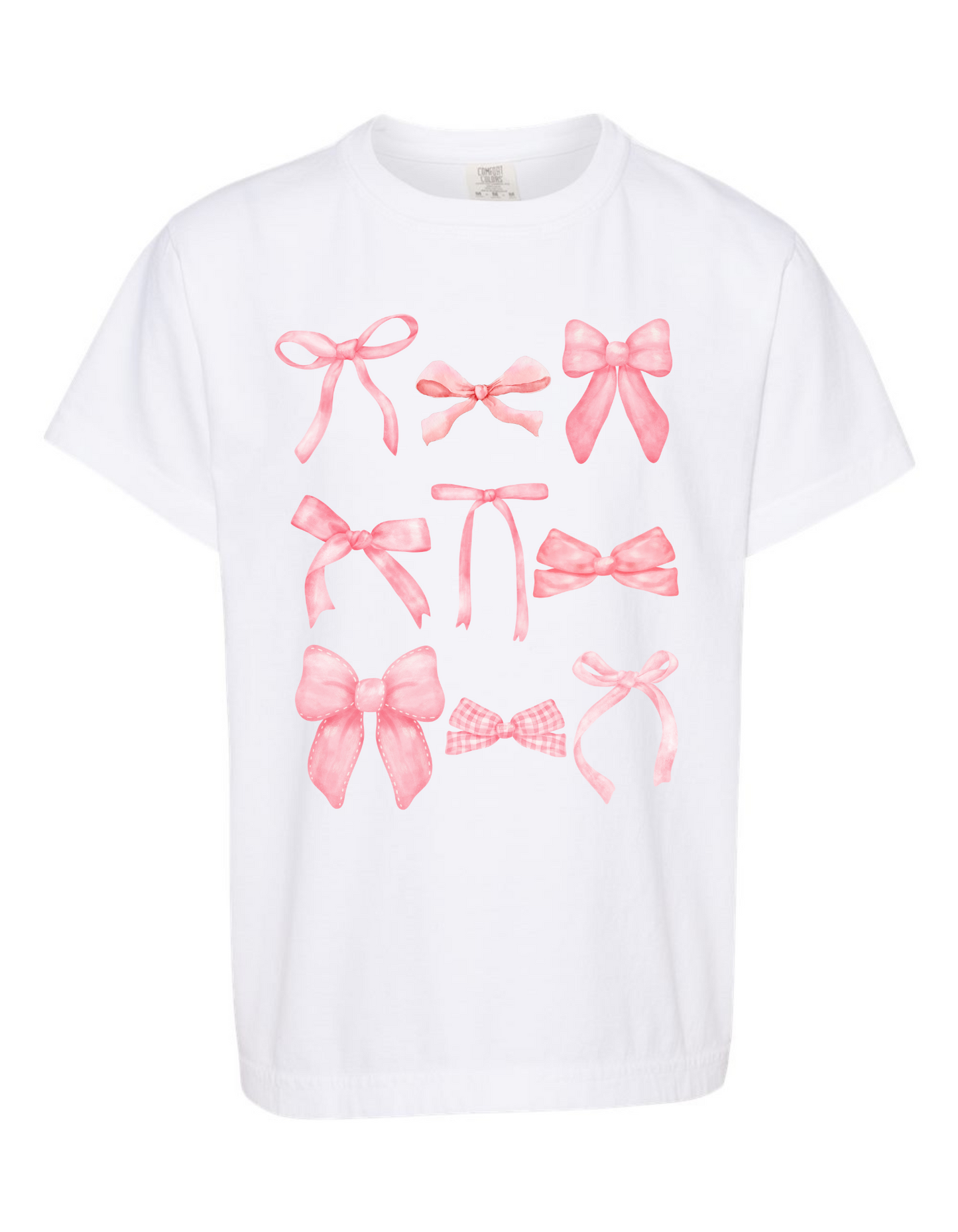 Pink Bows Comfort Color Tee