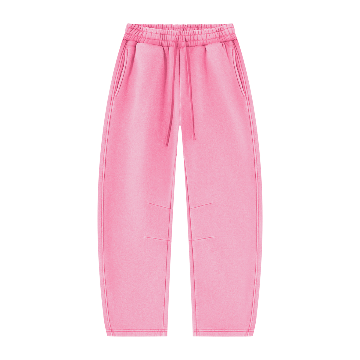 Vintage Wash Barrel-Leg Sweatpants