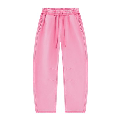 Vintage Wash Barrel-Leg Sweatpants