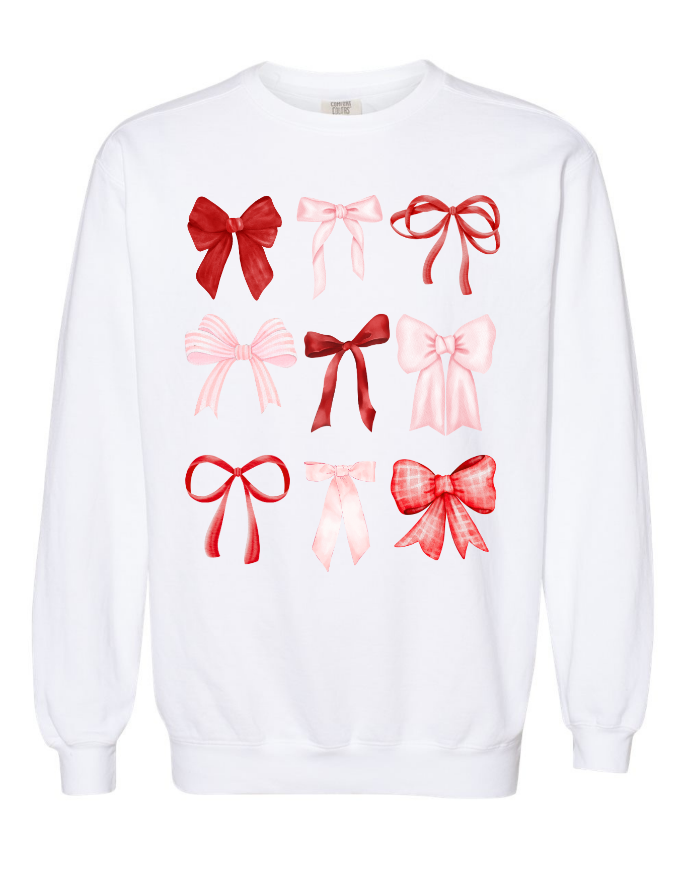 Watercolor Bows Sweatshirt