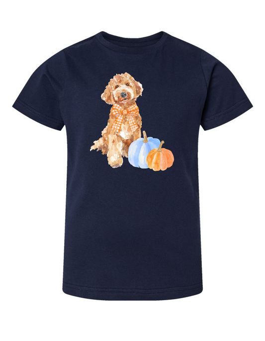 Boy Pumpkin Doodle Specialty Tee