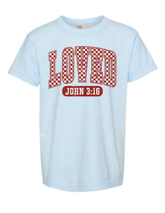 LOVED: John 3:16 Comfort Color Tee