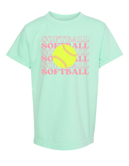 Softball Comfort Color Tee