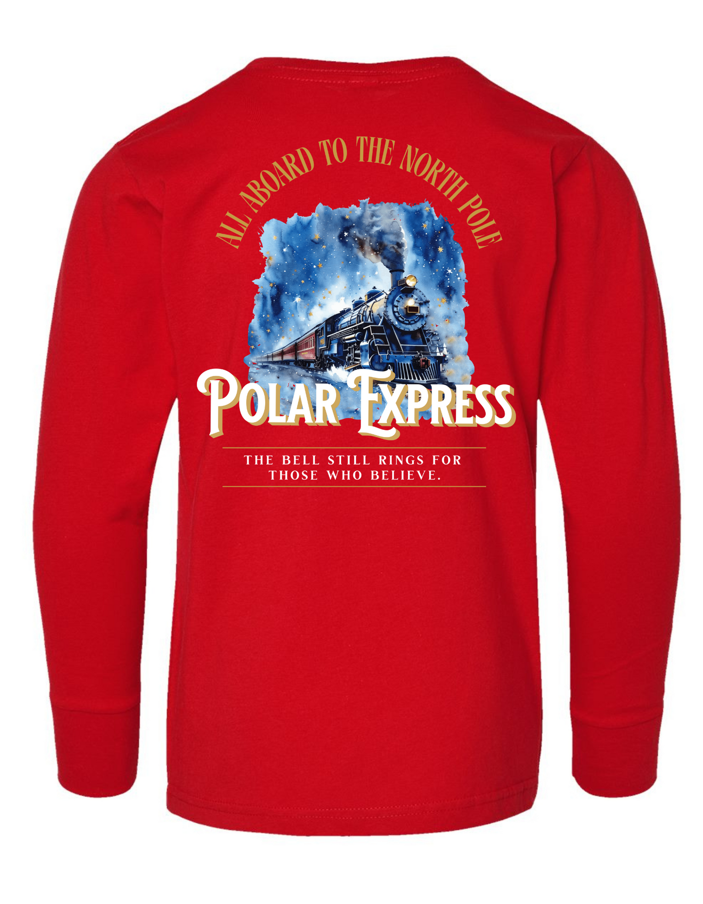 Polar Express Christmas Long Sleeve Specialty Tee