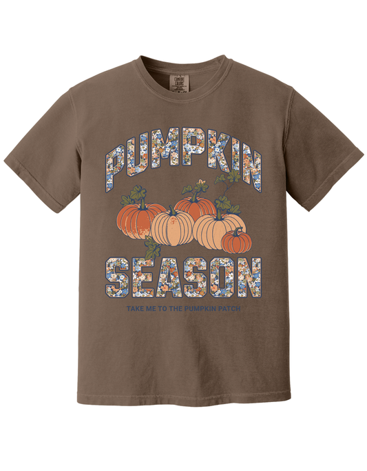 Take Me to the Pumpkin Patch Floral Graphic Tee