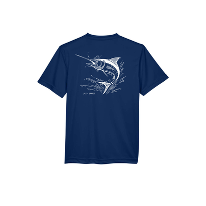 Jax and James Marlin Performance Tee Southern Lifestyle Apparel