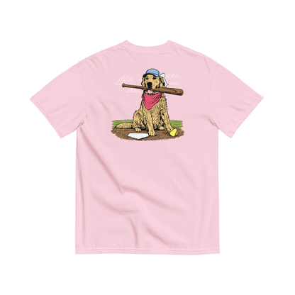 Jax and James Softball Pup Pocket Tee Southern Lifestyle Apparel
