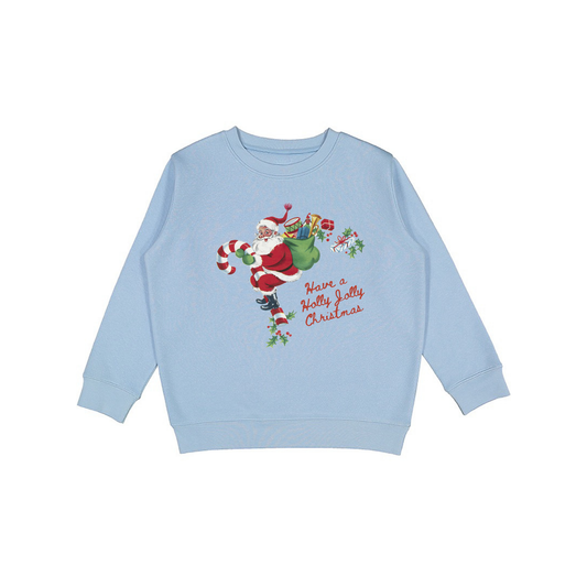 Holly Jolly Santa Vintage Graphic Sweatshirt