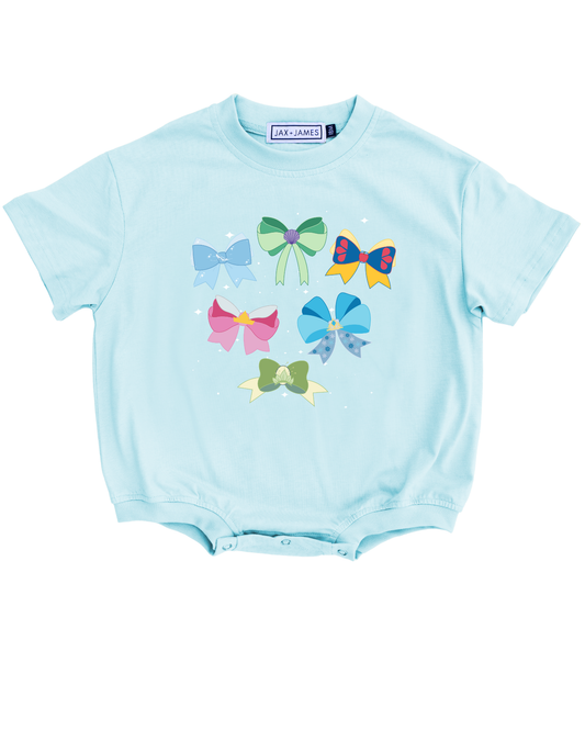 Princess Bows Bubble Romper