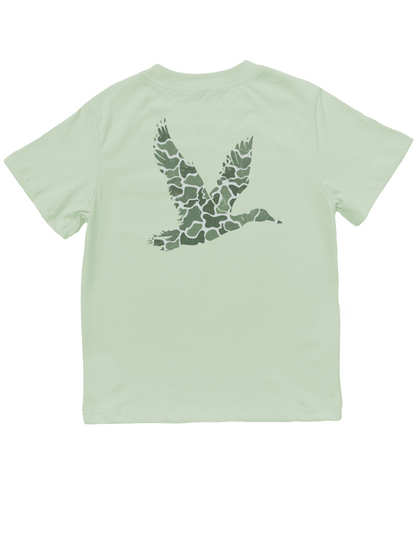Jax and James Sage Camo Mallard Pocket Tee Sage Southern Lifestyle Apparel
