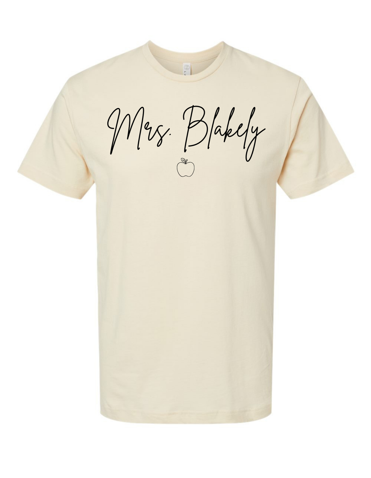 Custom Apple Name Comfort Color Tee