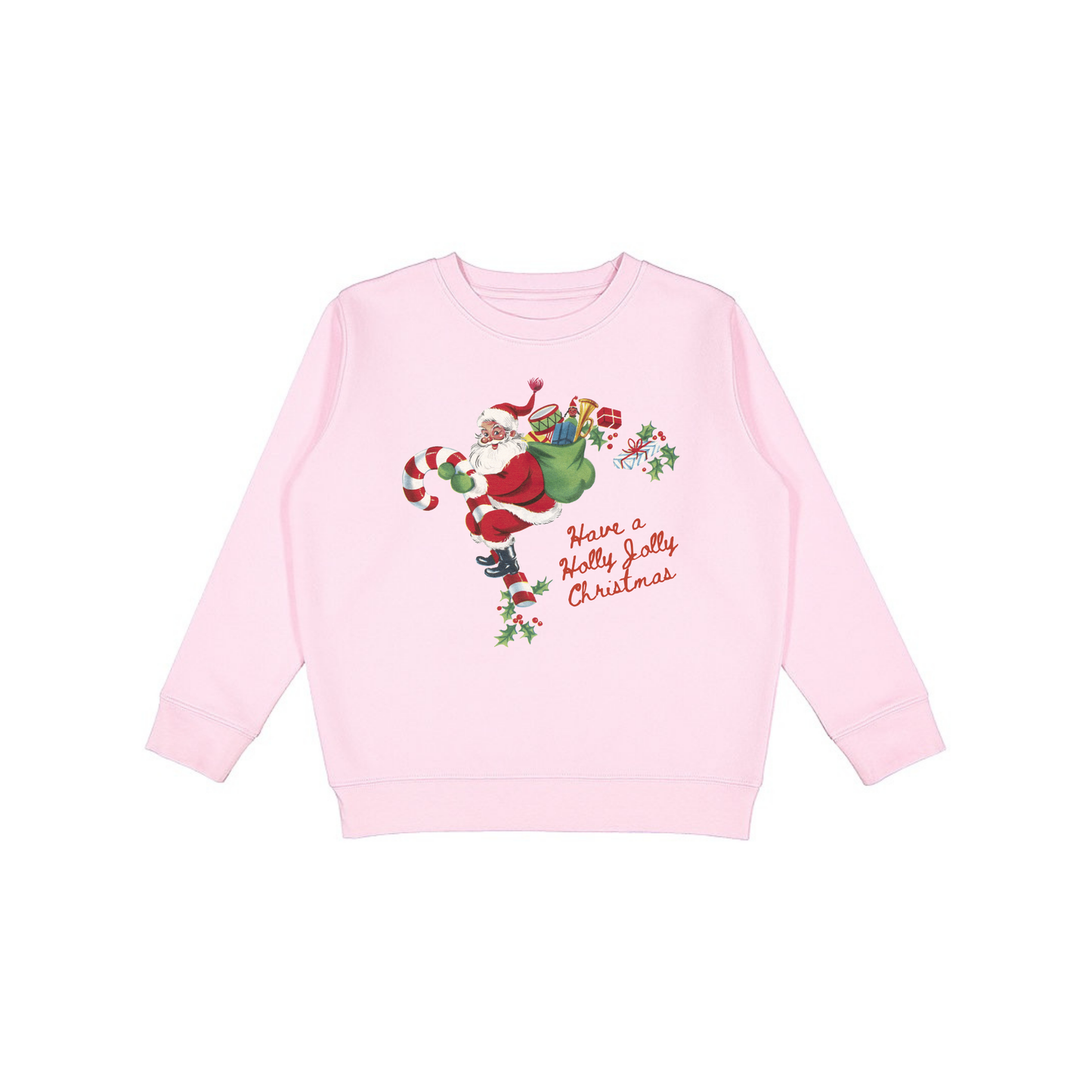 Holly Jolly Santa Vintage Graphic Sweatshirt