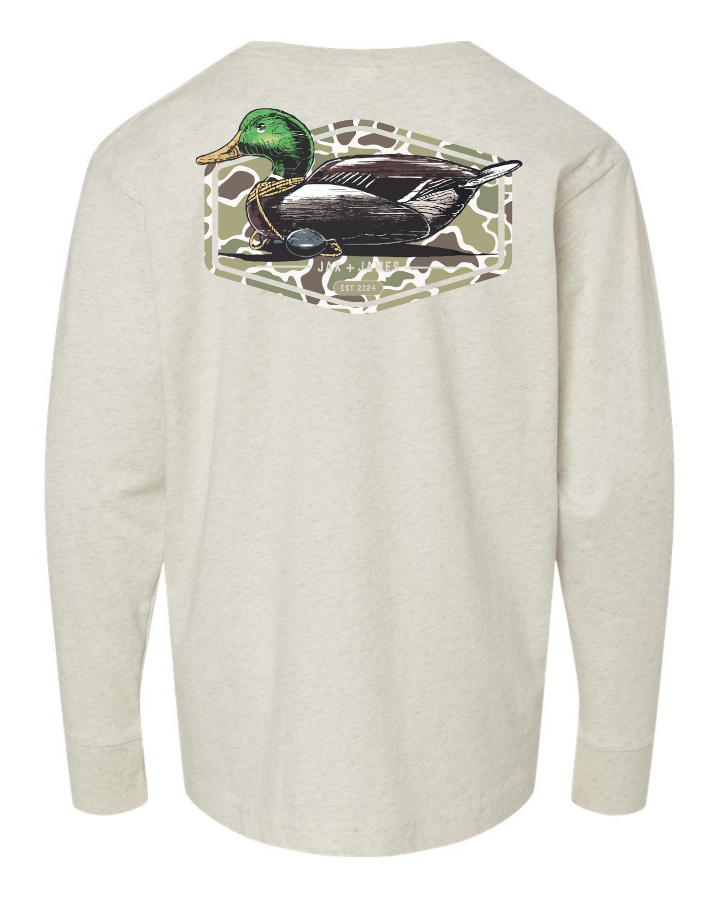 Camo Duck Decoy Long Sleeve Specialty Tee