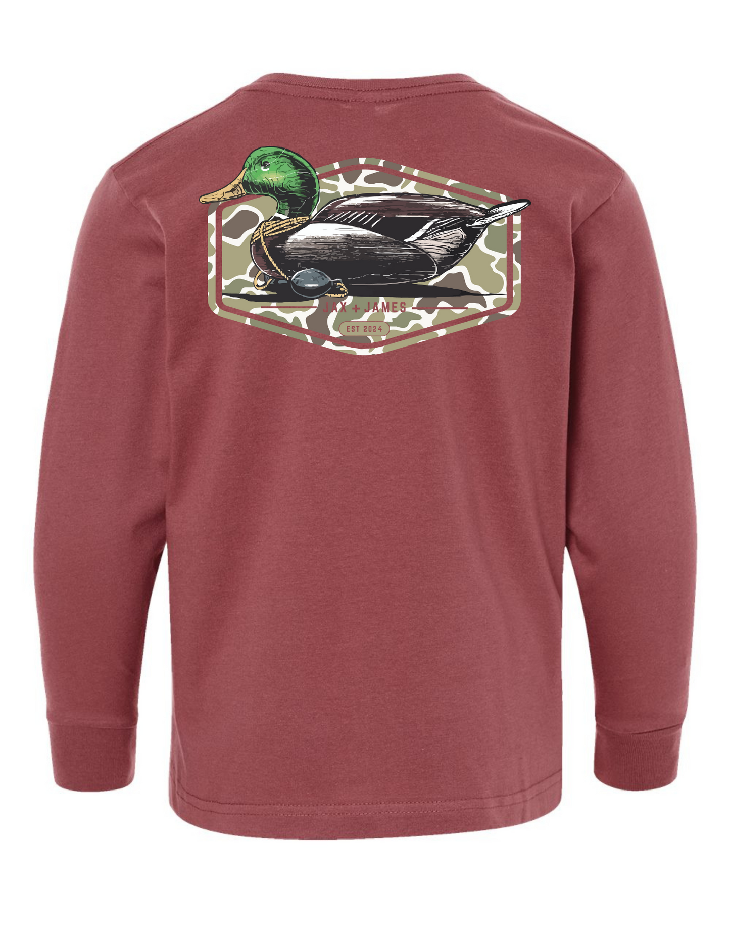 Camo Duck Decoy Long Sleeve Specialty Tee