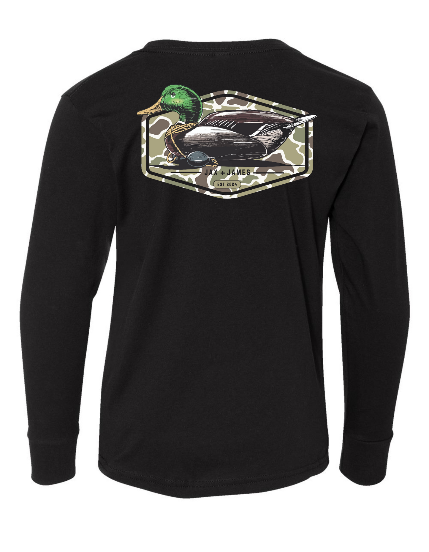 Camo Duck Decoy Long Sleeve Specialty Tee