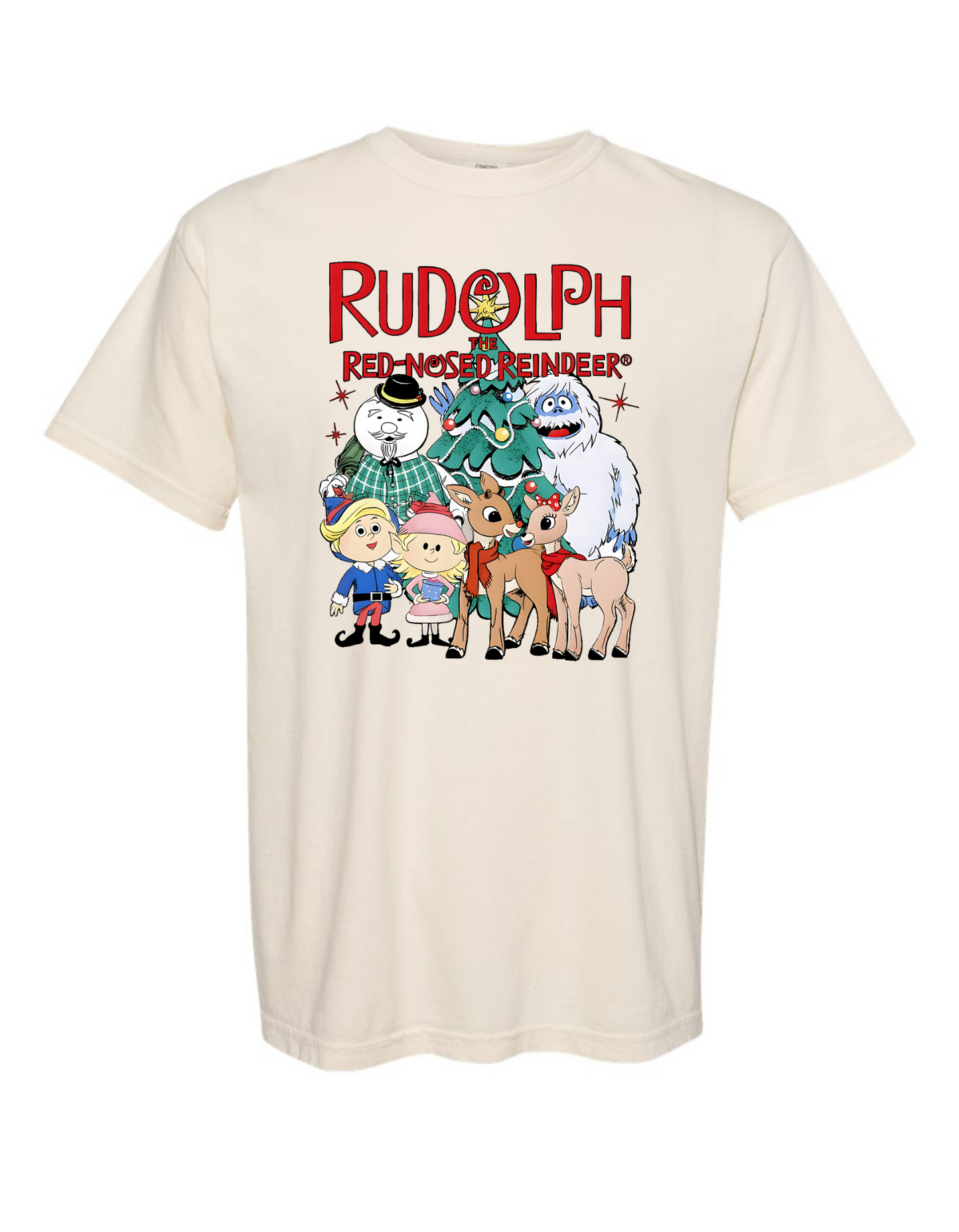 Rudolph the Red Nosed Reindeer Comfort Color Tee