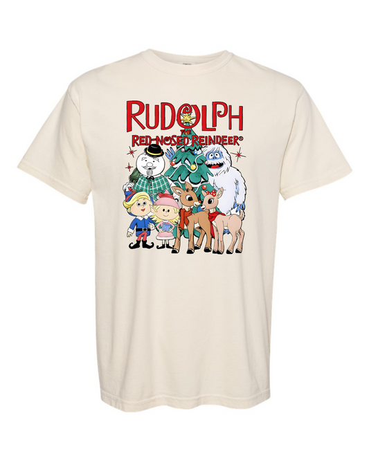 Rudolph the Red Nosed Reindeer Comfort Color Tee