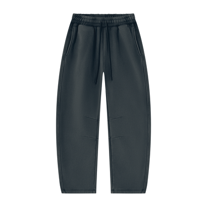 Vintage Wash Barrel-Leg Sweatpants