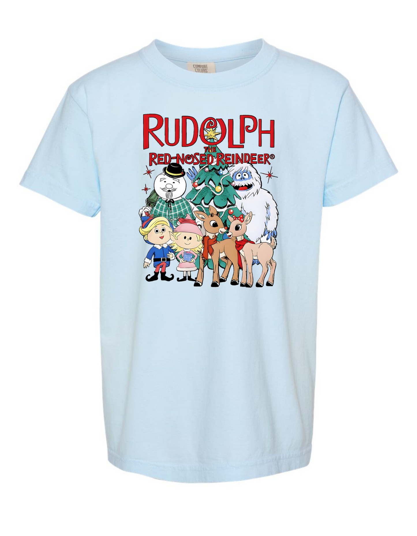 Rudolph the Red Nosed Reindeer Comfort Color Tee