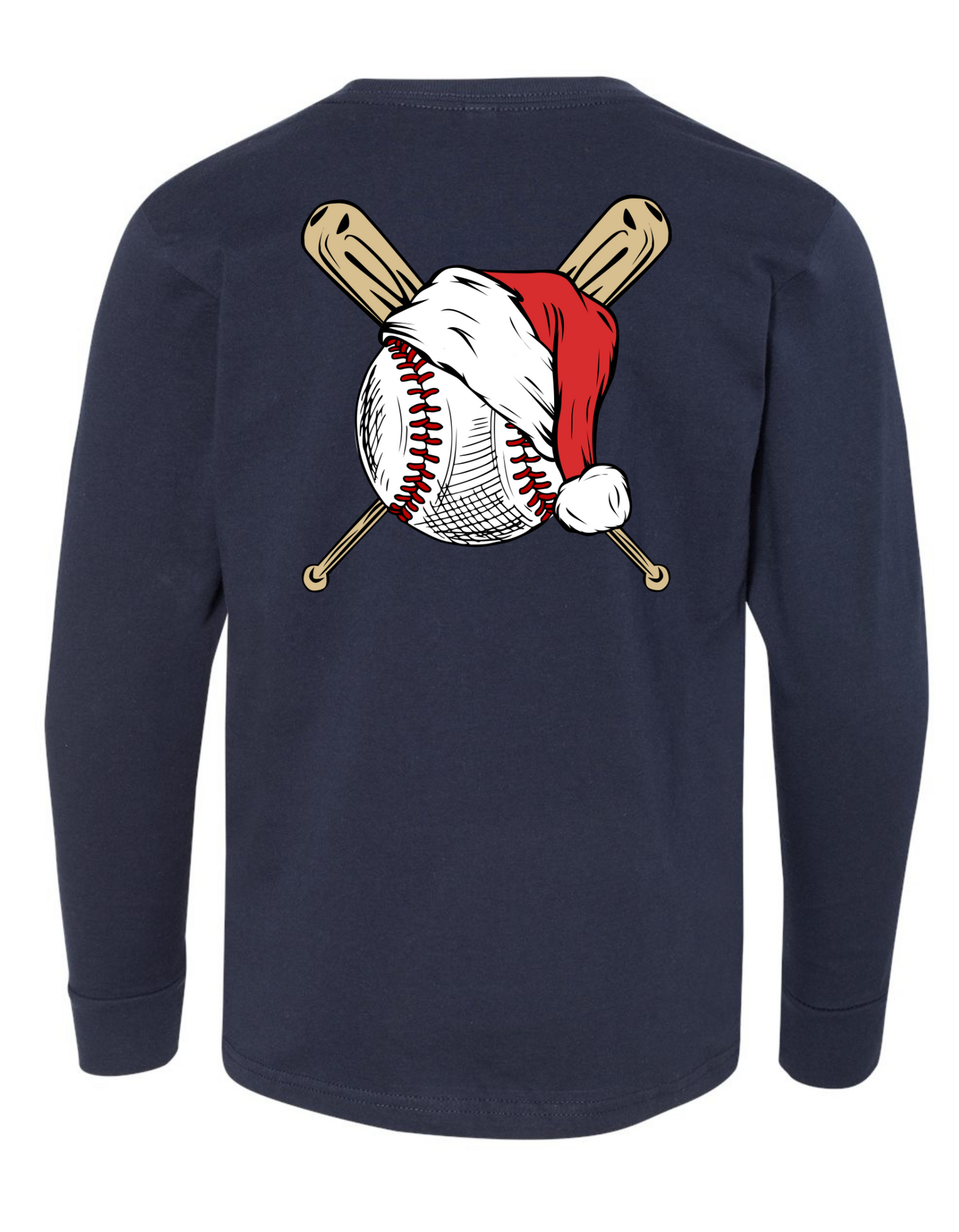 Christmas Baseball Long Sleeve Specialty Tee