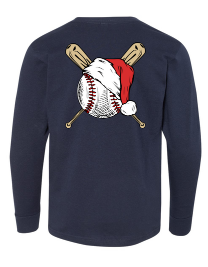 Christmas Baseball Long Sleeve Specialty Tee