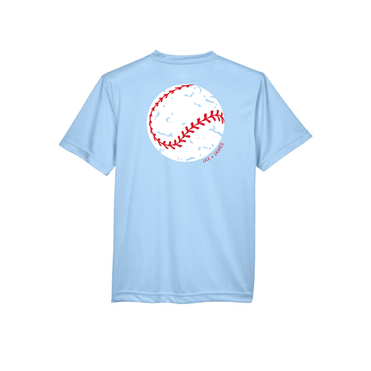 Jax and James Baseball Performance Tee Southern Lifestyle Apparel