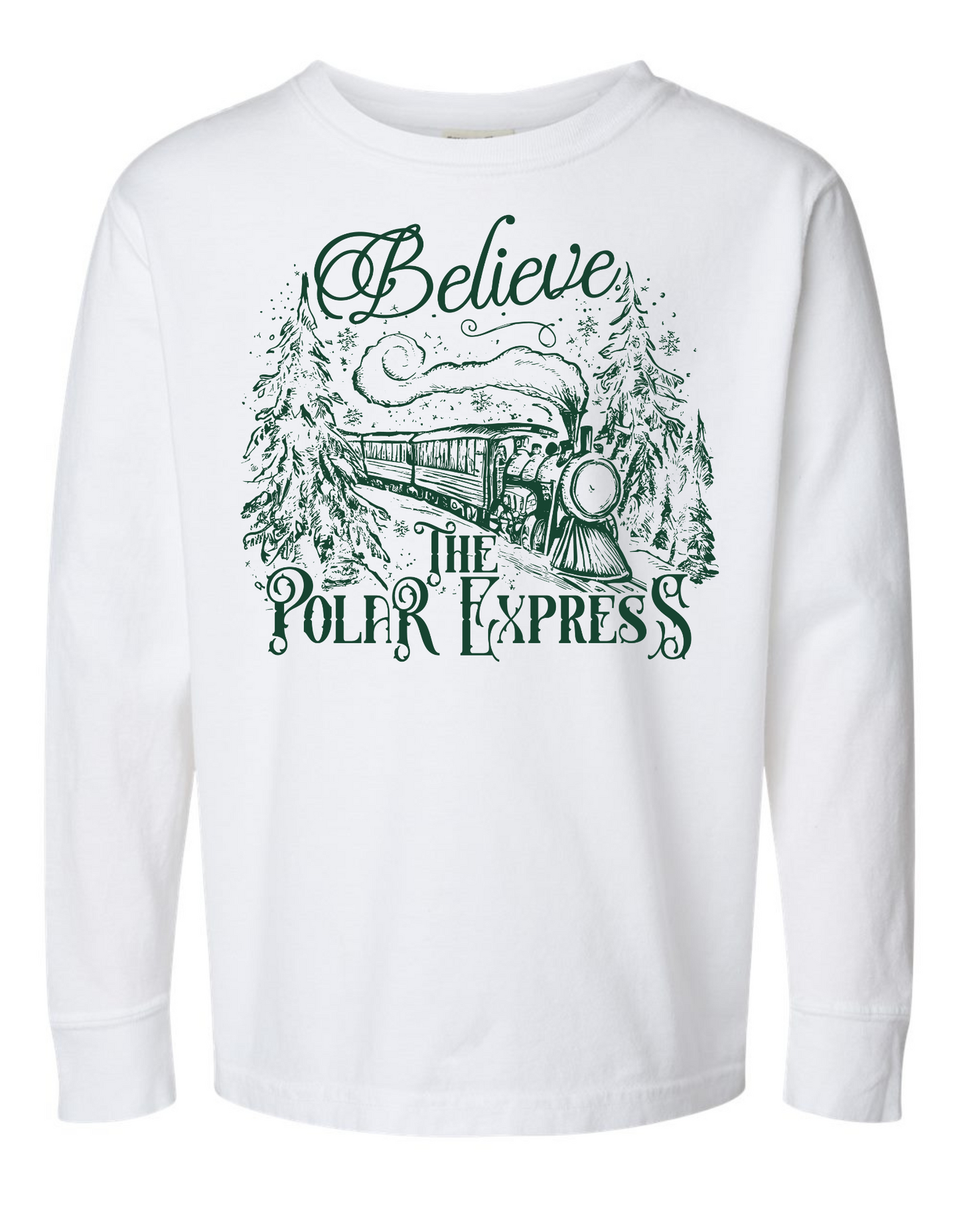 All Aboard the Polar Express Long Sleeve Specialty Tee