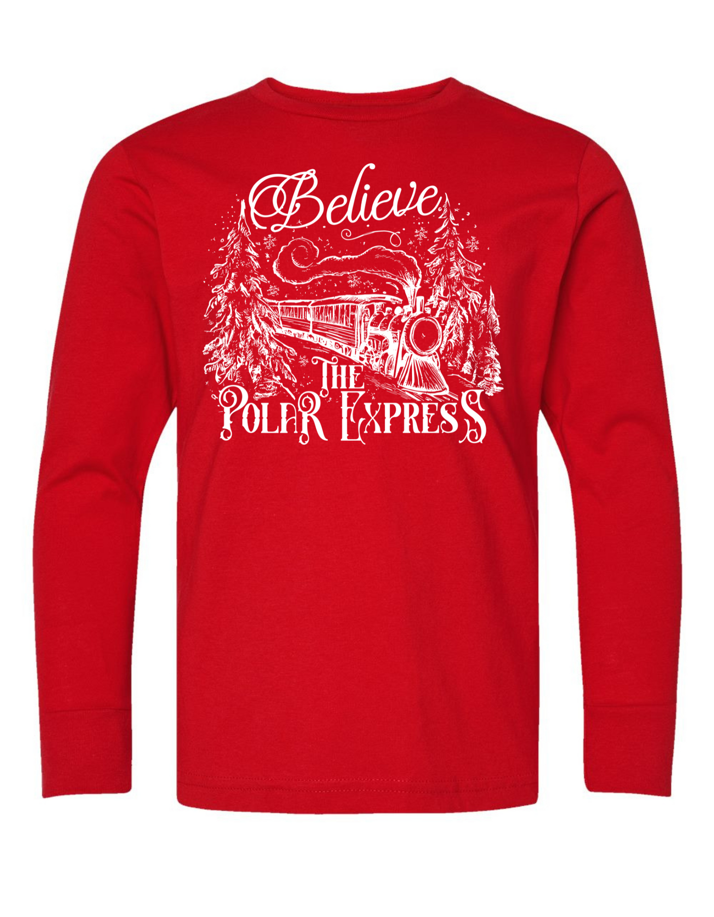 All Aboard the Polar Express Long Sleeve Specialty Tee