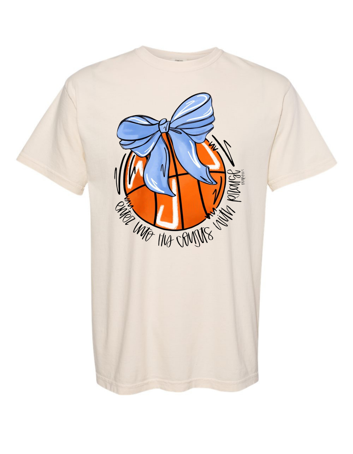 Enter into His Courts with Praise Comfort Color Tee