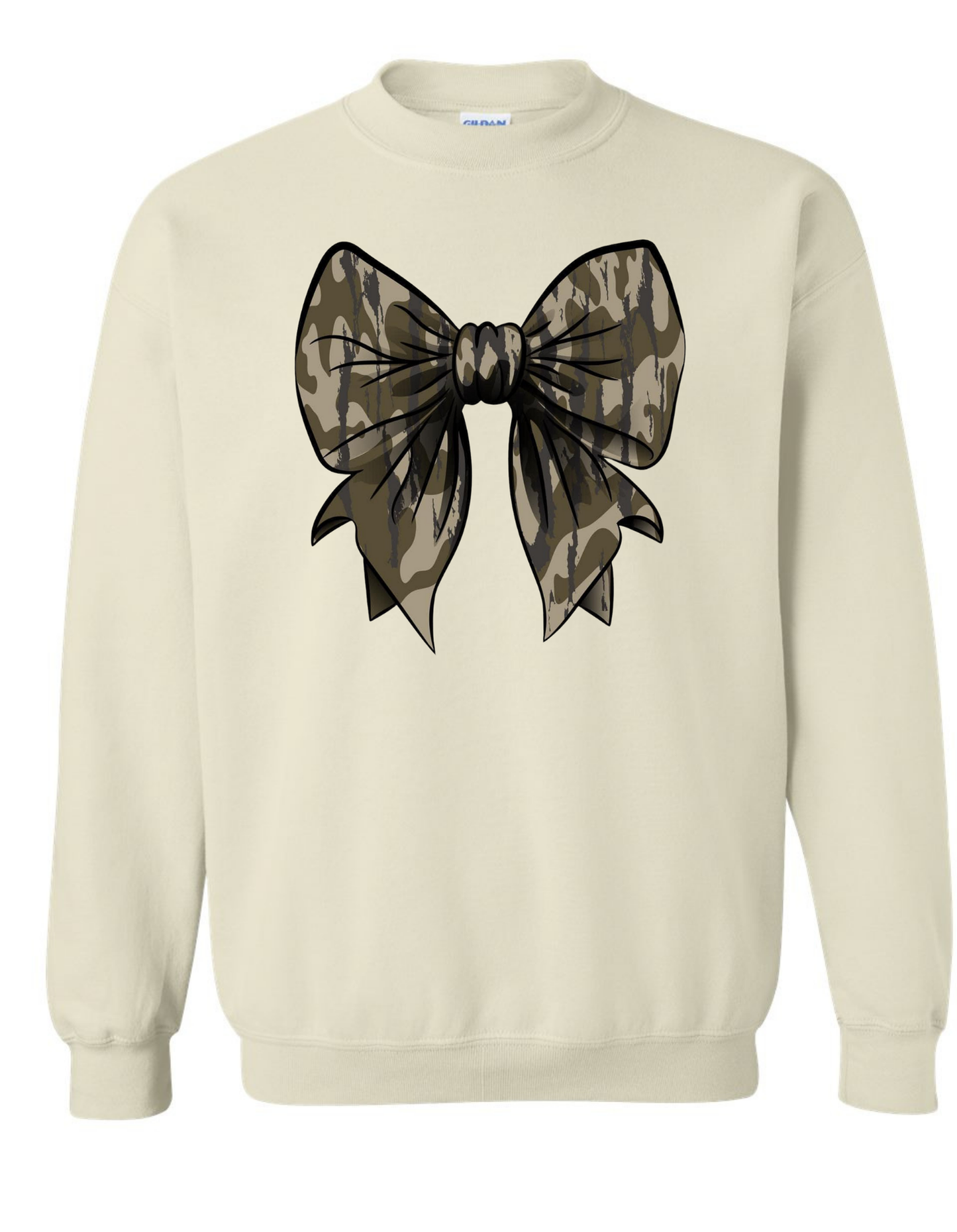 Bottomland Camo Bow Sweatshirt