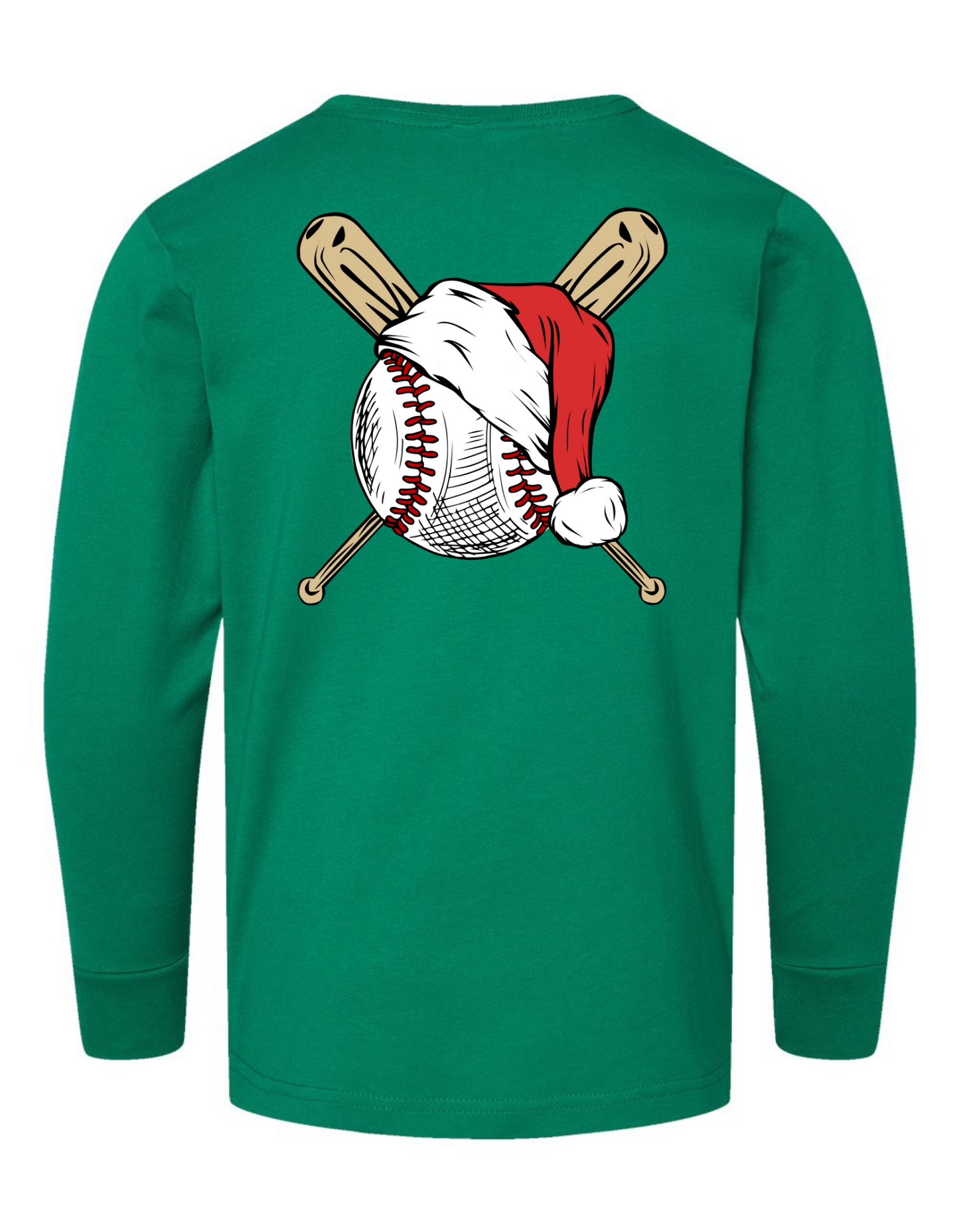 Christmas Baseball Long Sleeve Specialty Tee