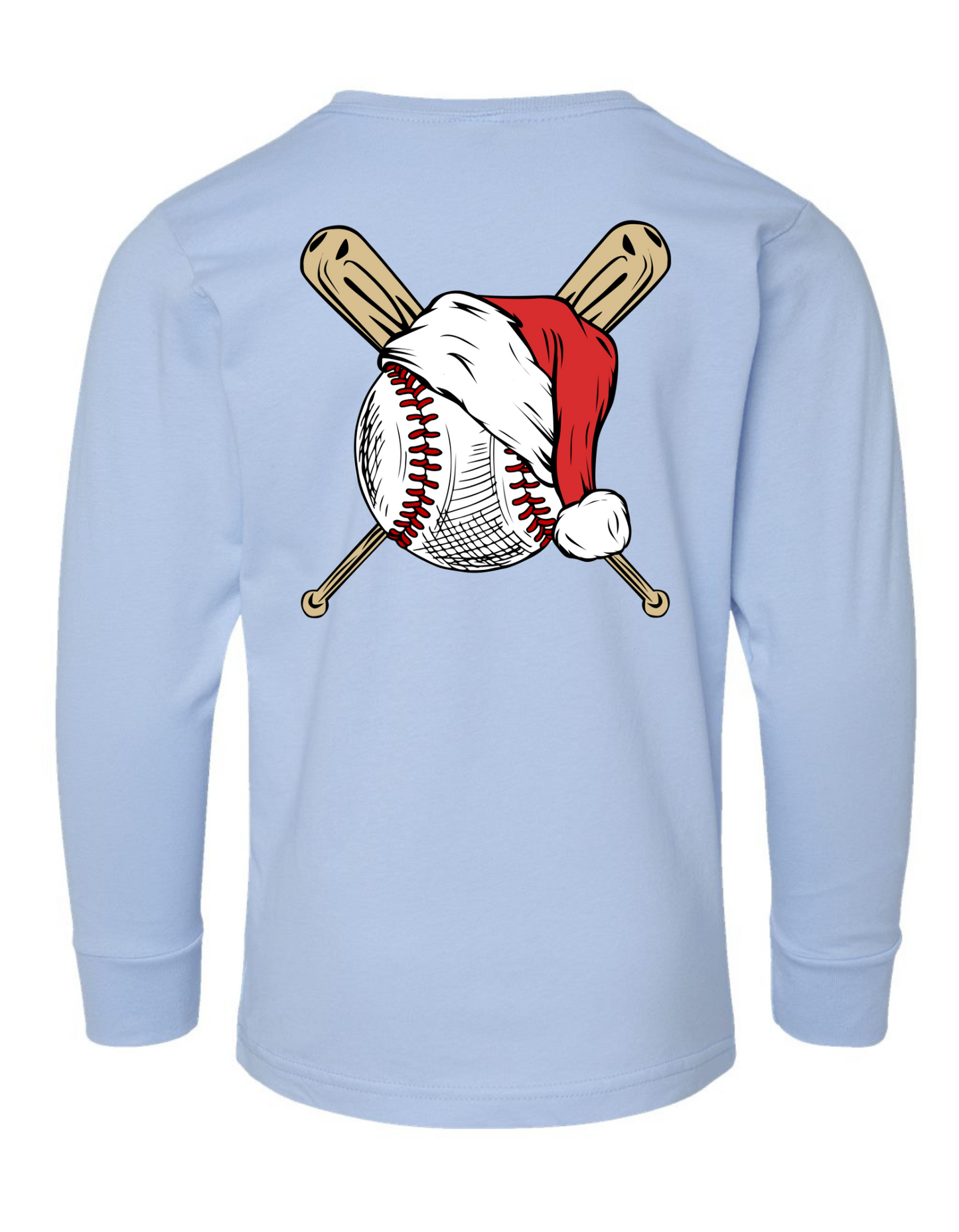 Christmas Baseball Long Sleeve Specialty Tee