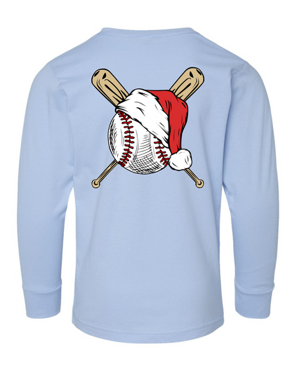 Christmas Baseball Long Sleeve Specialty Tee