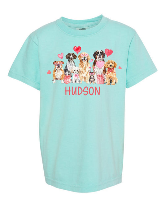 Valentine Dogs Comfort Color Tee