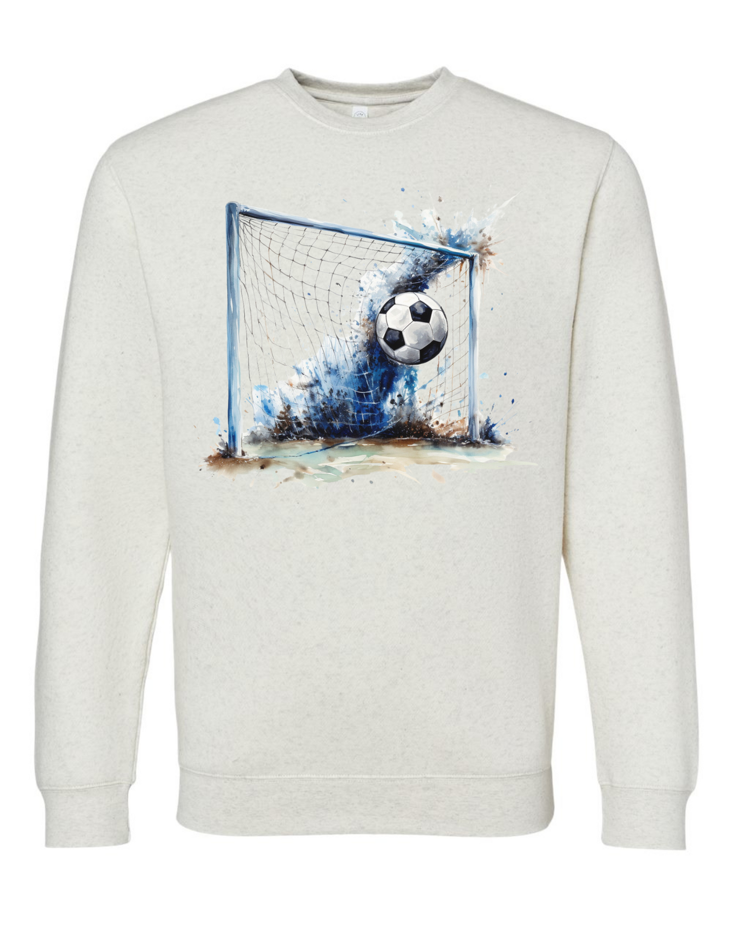 Watercolor Soccer Goal Sweatshirt