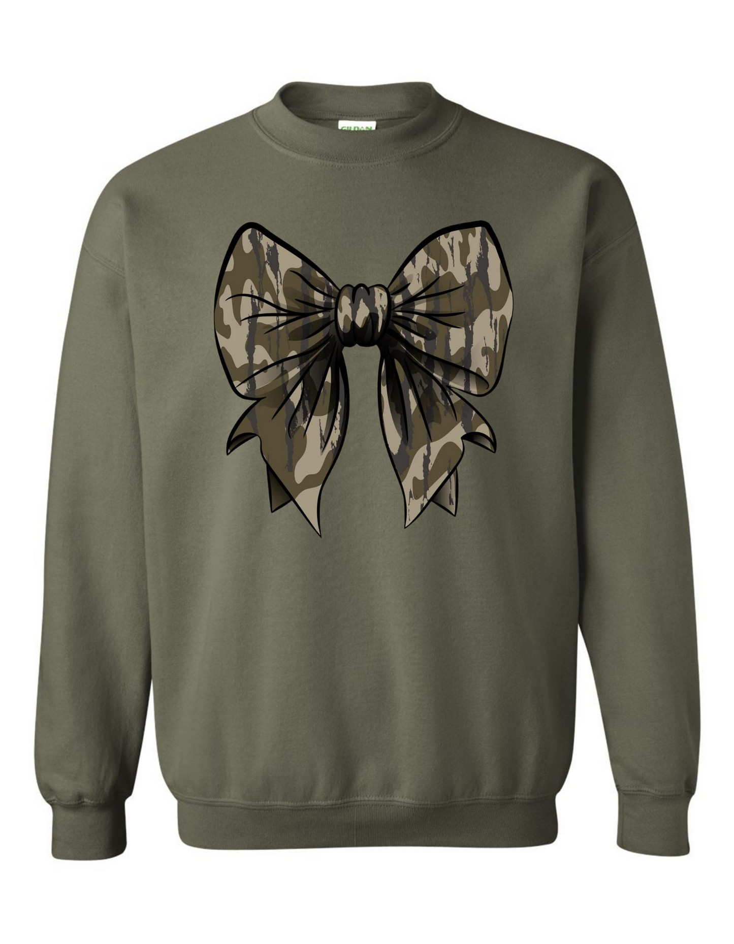 Bottomland Camo Bow Sweatshirt