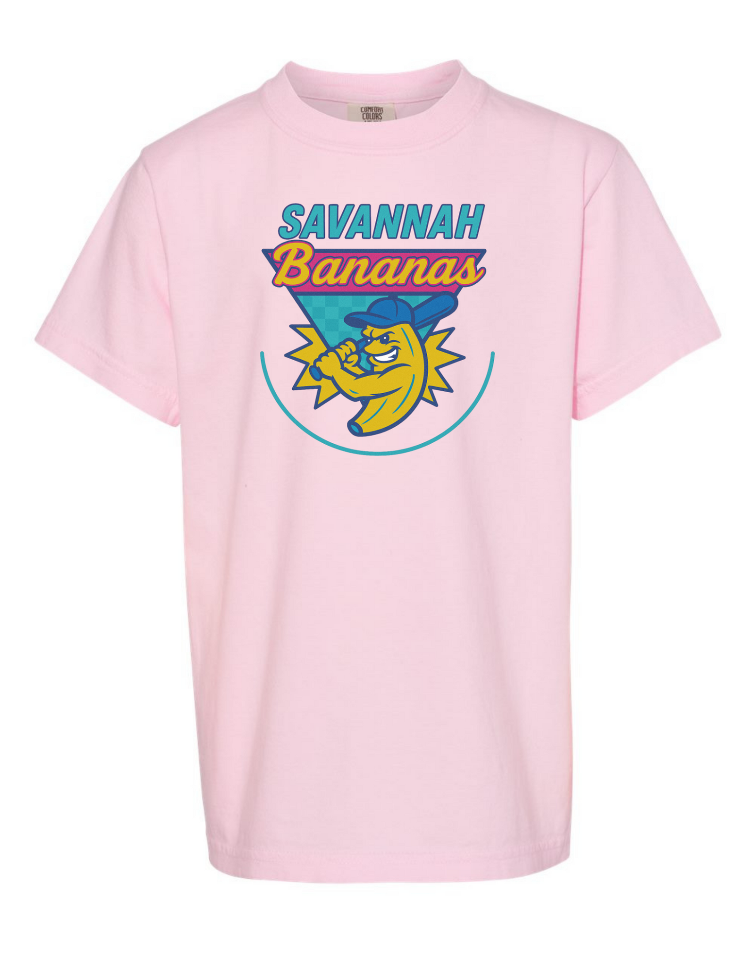 Jax and James Retro Bananas Baseball Tee Blossom Southern Lifestyle Apparel