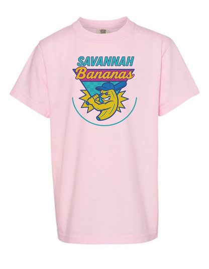 Jax and James Retro Bananas Baseball Tee Blossom Southern Lifestyle Apparel