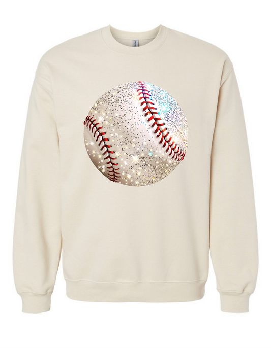 Sparkle Baseball Sweatshirt